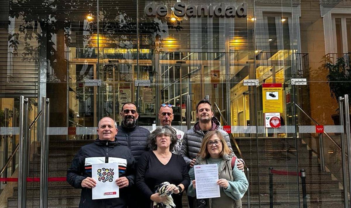 CCOO ha presenta en Sanidad su propuesta de jornada de 32 horas en Madrid.