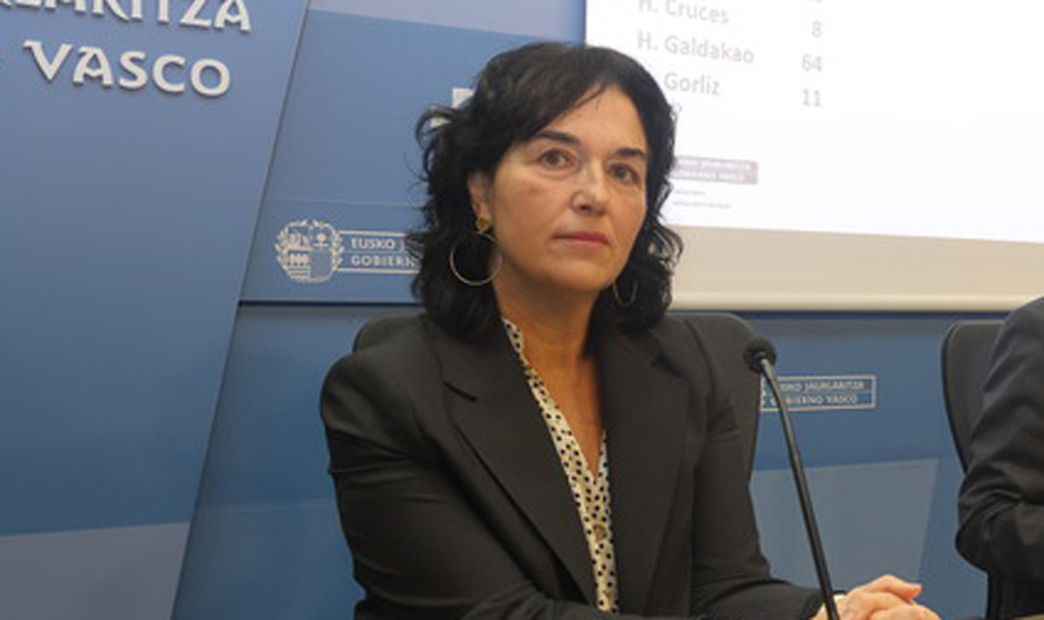 Maite Martínez, directora gerente de la OSI Donostialdea de Osakidetza