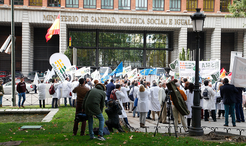 Los médicos ultiman los preparativos para la huelga del 13 de junio. 