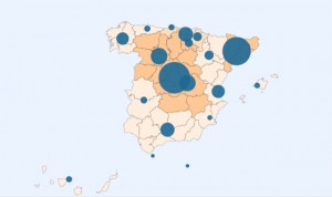 Mapa interactivo del coronavirus en España y en las CCAA en tiempo real