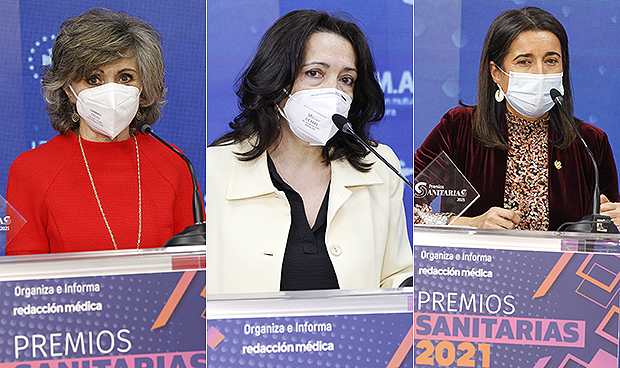 Ganadoras de los Premios Sanitarias en Política, Sociedad Científica y Colegio Profesional