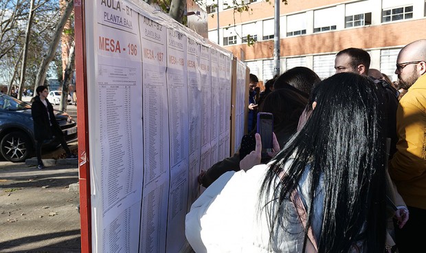 Listado de las diez mejores notas del examen de Enfermería