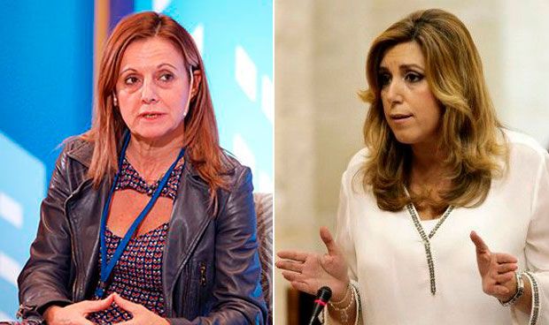 Marina Álvarez y Susana Díaz
