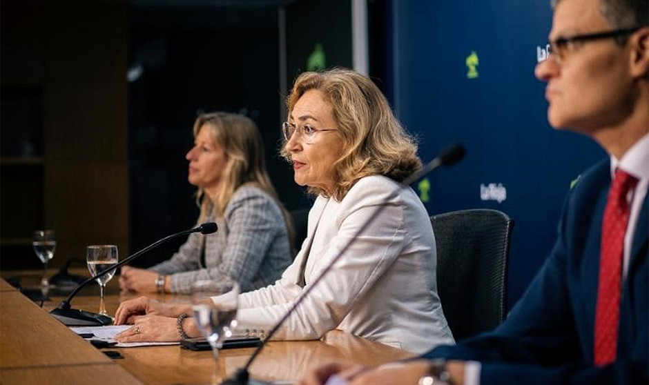 María Martín, consejera de Salud y Políticas Sociales de La Rioja.