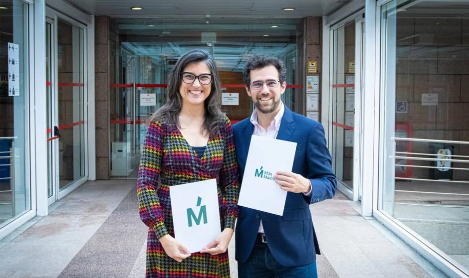 Manuela Bergerot y Alberto Oliver Gómez presentan las enmiendas de Más Madrid en sanidad. 