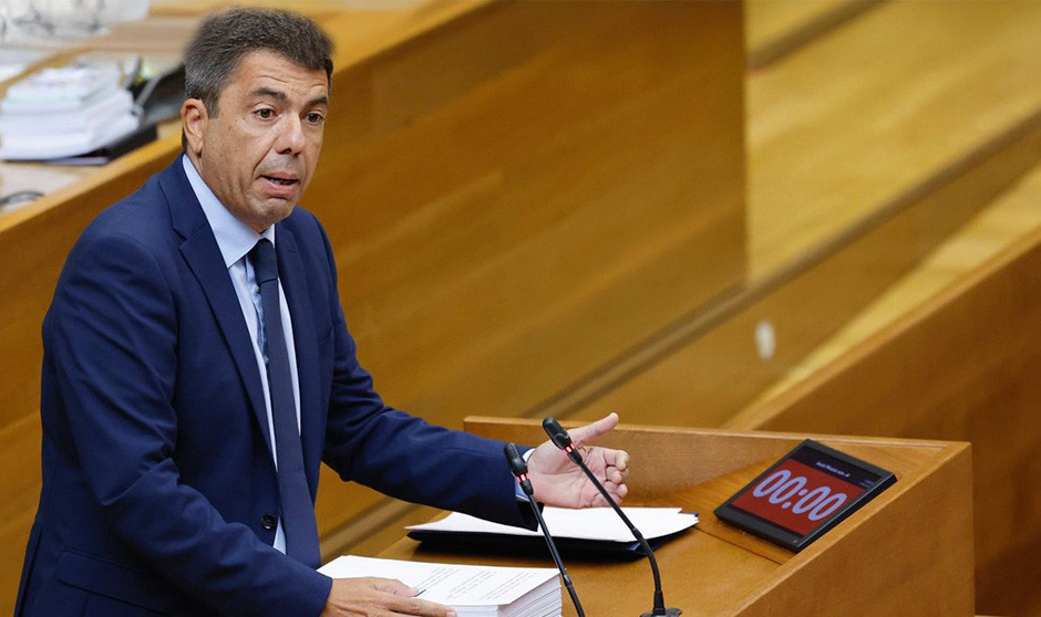 Carlos Mazón, presidente de la Generalitat Valenciana.