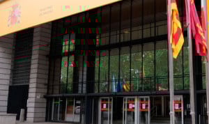 Entrada al Ministerio de Sanidad.