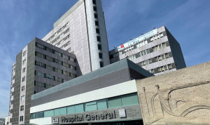 Edificio de hospital en Madrid.