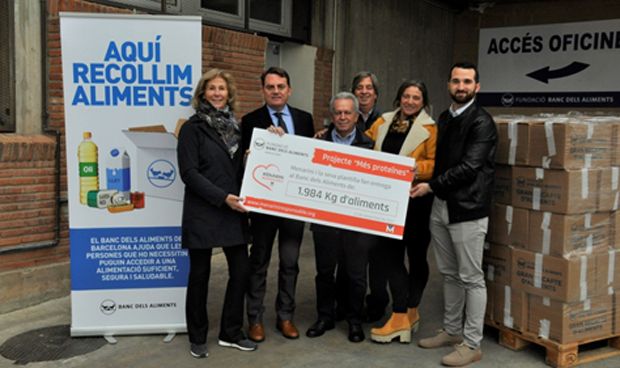 Menarini recauda más de 1.984 kilos de comida para el Banco de Alimentos