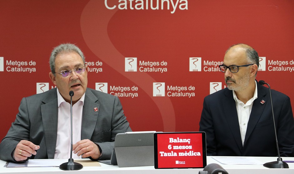 Metges de Catalunya, a la espera del papel que juega ERC y Junts para formar gobierno