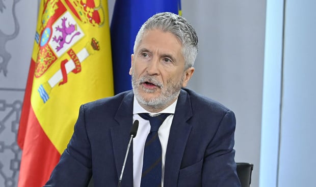 Fernando Grande-Marlaska, ministro del Interior, cuyo departamento enumera las medidas del Gobierno frente a la falsificación de medicamentos