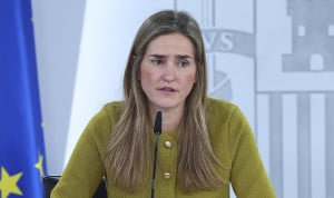 La ministra de Transición Ecológica, Sara Aagesen, que anuncia ayudas para mejorar la climatización de hospitales