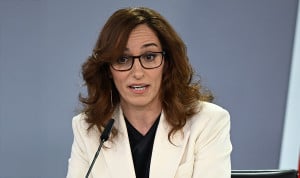 La ministra de Sanidad, Mónica García, en el Consejo de Ministros, que aprueba la Agencia de Salud Pública y la Ley de Medicamentos