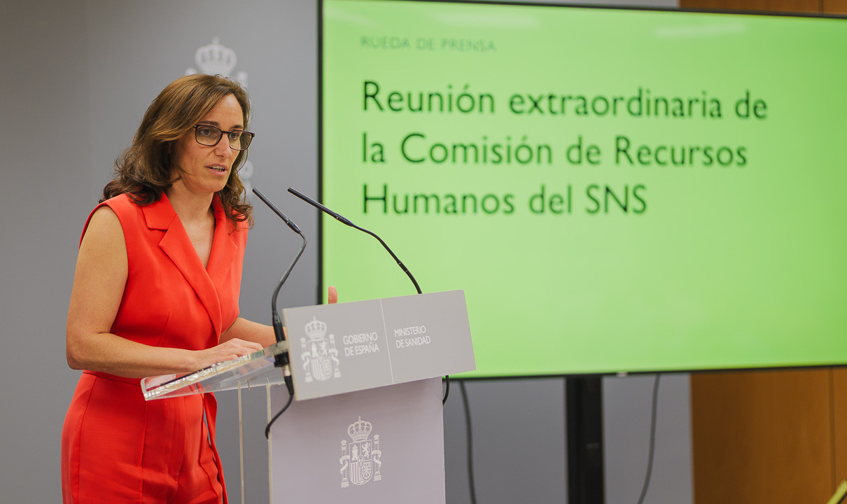  Mónica García, ministra de Sanidad, sobre el Estatuto Marco