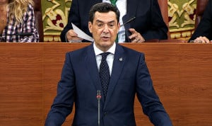 Juanma Moreno solicita el apoyo del Parlamento andaluz para ser el presidente de la Junta. 
