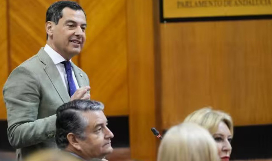 Juan Manuel Moreno, presidente de la Junta de Andalucía.