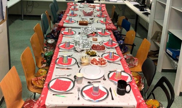 Navidad en el hospital: "Cenamos con nuestra segunda familia"
