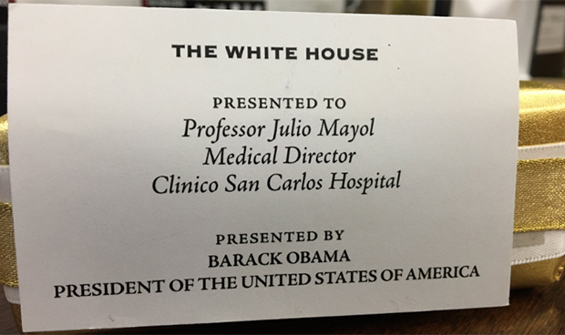 Obama reconoce los esfuerzos del Clínico San Carlos