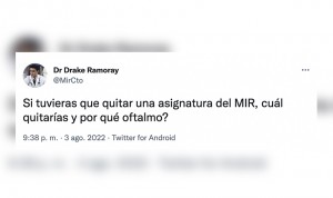 Oftalmología o Traumatología, las asignaturas que los MIR "eliminarían"
