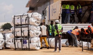 Ayuda humanitaria por el ébola.