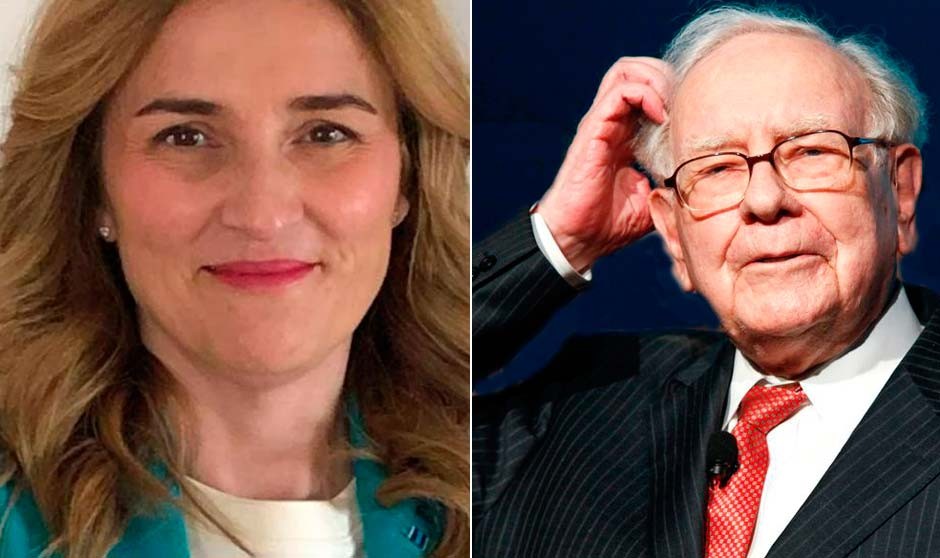 Constanza Gállegos y Warren Buffett