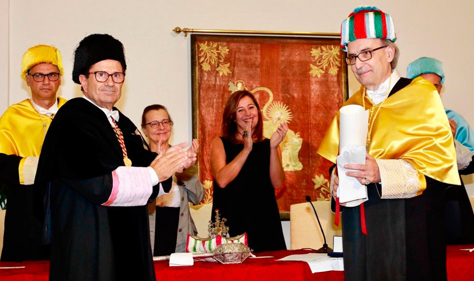 Acto de investidura de Oriol Bonnín como doctor honoris causa de la Universitat de les Illes Balears