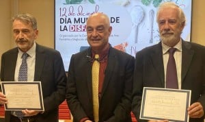 Modoaldo Garrido, Manuel Bernal y Javier Cobas.