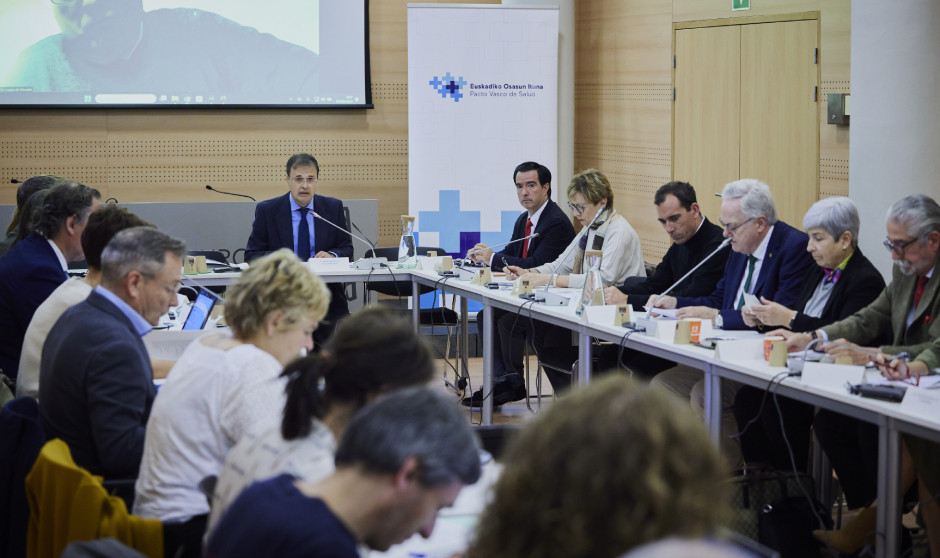 Reunión del Pacto Vasco de Salud. 