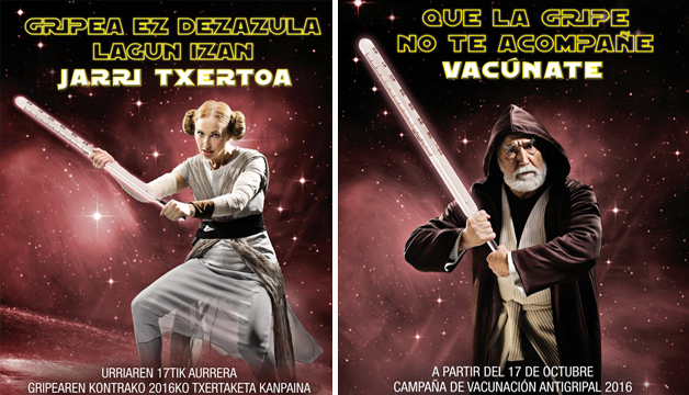 País Vasco congrega al universo Star Wars a luchar contra la gripe