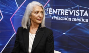 Ascensión Pérez en una entrevista en Redacción Médica en 2023.