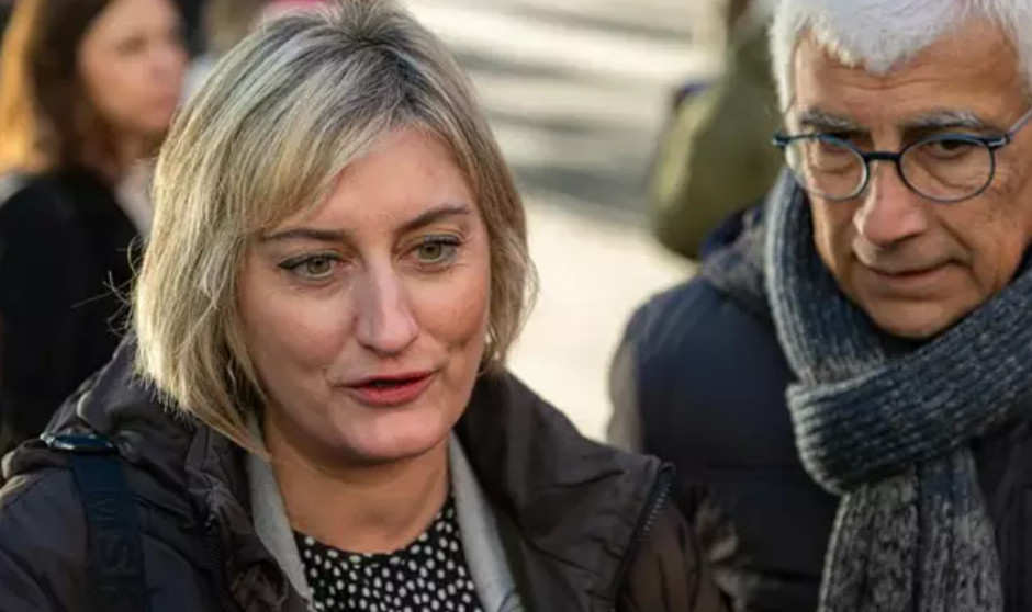  La vicepresidenta primera del Parlament en funciones de presidenta, Alba Vergés.