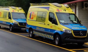 Pinchazos a 130 ambulancias en la huelga gallega de transporte sanitario