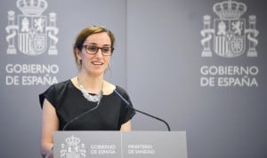 Mónica García, ministra de Sanidad, que ha anunciado un plan de choque para pacientes críticos de ELA