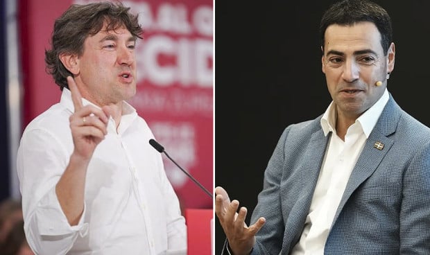Eneko Andueza (PSE) e Imanol Pradales (PNV) acuerdan el futuro de Osakidetza