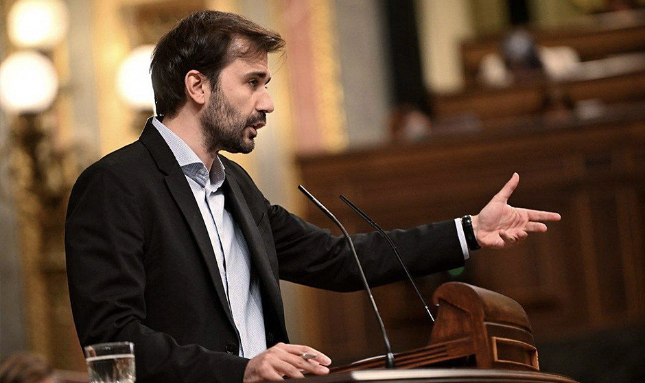El diputado de Podemos Javier Sánchez Serna, que critica la falta de recursos para atender la salud mental