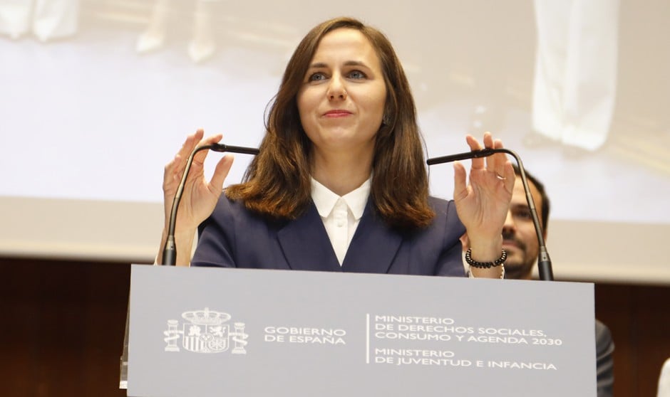 Ione Belarra, secretaria general de Podemos, que ha presentado una PNL en el congreso para mejorar el abordaje de la endometriosis