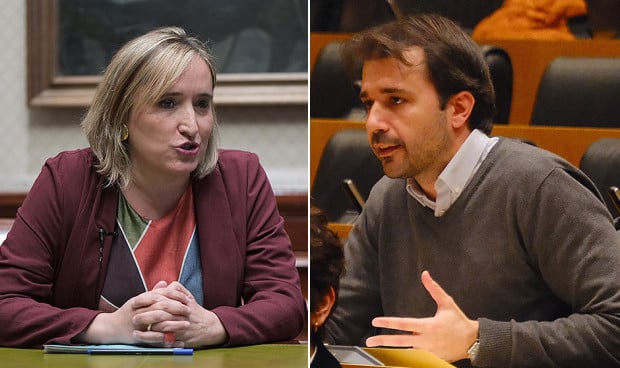 Alda Recas y Javier Sánchez Serna, portavoces de Sumar y Podemos en la Comisión de Sanidad del Congreso, que exigen medidas al Gobierno ante la crisis de cribados de cáncer de mama