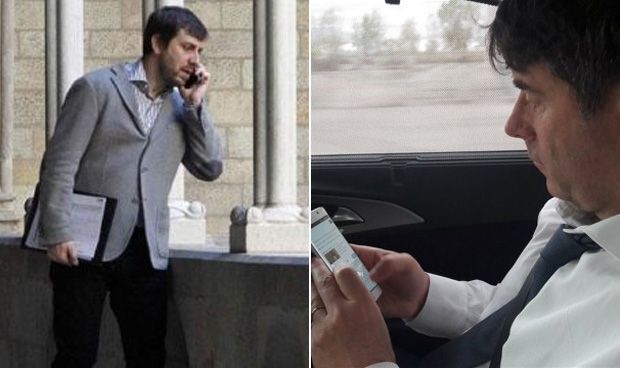 Puigdemont salió de la cárcel (y a Comín le quemó el teléfono) 