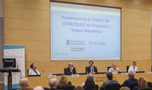 Presentación en el Aula Magna de la Facultad de Medicina y Ciencias de la Salud de la UB.