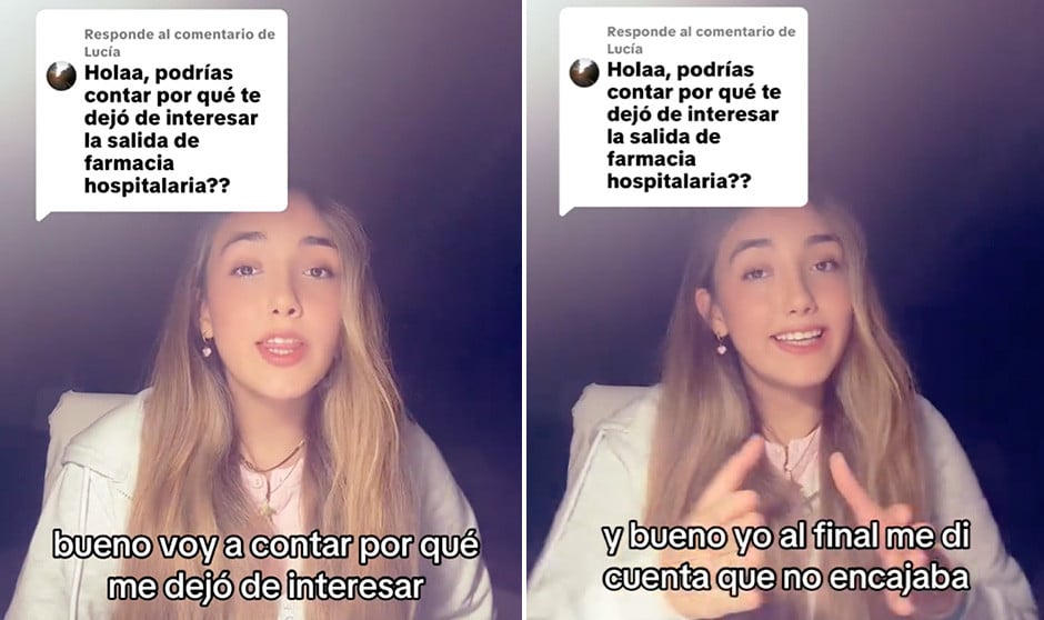 Una farmacéutica explica por qué cambió de idea, de querer hacer el FIR, a rechazarlo.