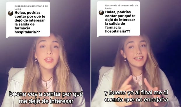 Una farmacéutica explica por qué cambió de idea, de querer hacer el FIR, a rechazarlo.