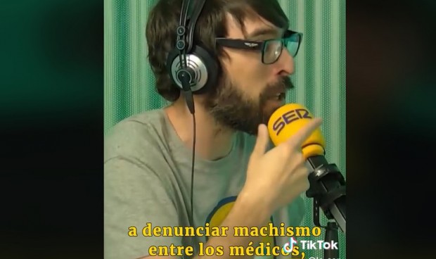  Quique Peinado en su intervención en el programa 'Buenismo Bien' para reflexionar sobre el machismo en Medicina.