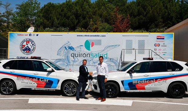 Quirónsalud pone en marcha el primer hospital móvil del Mundial MotoGP