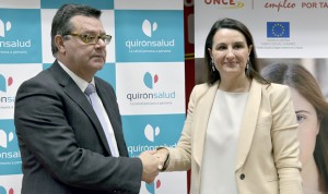 Quirónsalud y la ONCE se asocian para fomentar la inserción laboral