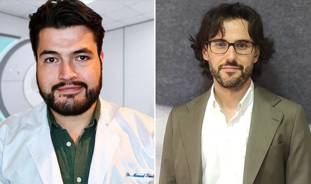 Manuel Sebastián Páez, residente; y Eduardo Álvarez-Hornia, de la SERAM, recalcan que la Radiología es una especialidad óptima para aquellos MIR que les guste "resolver acertijos"