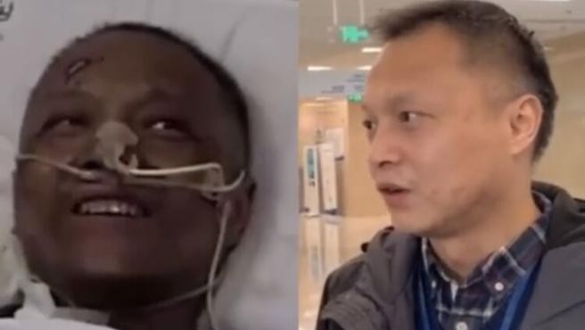 Reaparece recuperado el médico con coronavirus cuya piel se volvió negra