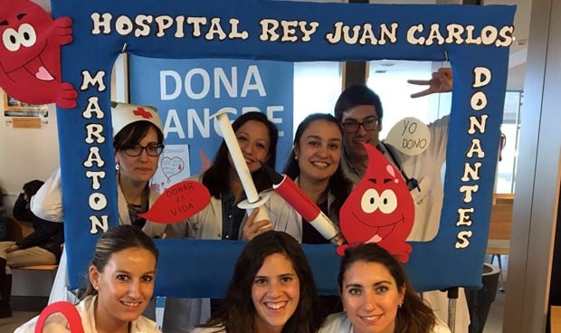El Hospital Rey Juan Carlos registra su récord de donaciones de sangre 