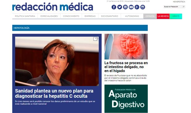 Redacción Médica incorpora Hepatología a su oferta informativa