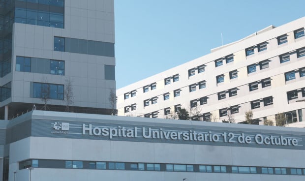 Edificio de un hospital moderno.