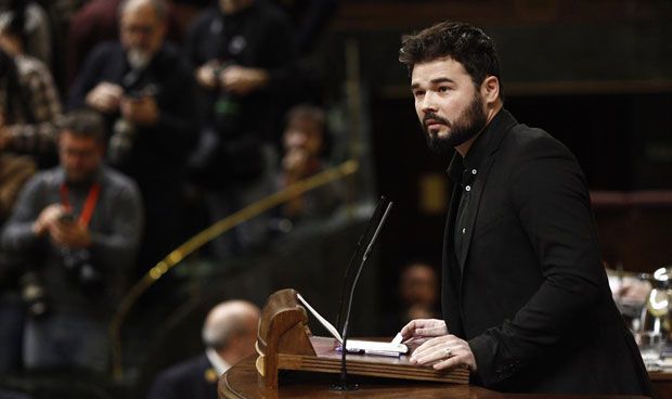 Rufián, sobre la EMA: "El que pega dice que la culpa es del que vota"